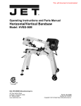 JET 414458 Use and Care Manual