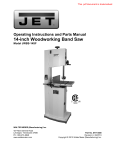 JET 714500 Use and Care Manual