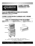 Gladiator GATC26V3WG Instructions / Assembly
