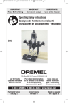 Dremel 335-01 Use and Care Manual