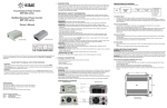 KISAE SW1204 Use and Care Manual