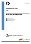 Ingersoll Rand 236G Use and Care Manual