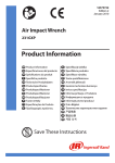 Ingersoll Rand 231G Use and Care Manual