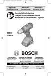 Bosch DDBB180-02-RT Use and Care Manual