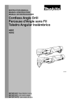 Makita AD02ZW Use and Care Manual