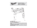 Milwaukee 5376-20 Use and Care Manual