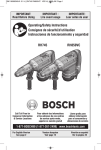 Bosch RH745 Use and Care Manual
