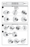 Kwikset 788TNL RH 514 Instructions / Assembly