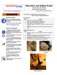 POWERNAIL 445FLEXPRW Instructions / Assembly