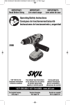 Skil 2898LI-02-RT Use and Care Manual