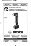 Bosch ADS181BN Use and Care Manual