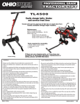 Ohio Steel TL4500 Instructions / Assembly