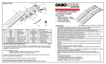 Ohio Steel 1084A Instructions / Assembly