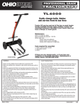 Ohio Steel TL4000 Instructions / Assembly