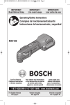 Bosch MXH180BN Use and Care Manual