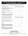 Salsbury Industries 4525 Installation Guide