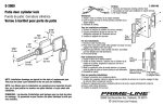 Prime-Line E 2000 Instructions / Assembly
