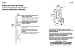 Prime-Line A 161 Instructions / Assembly