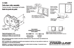 Prime-Line D 1686 Instructions / Assembly