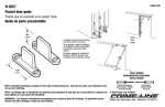Prime-Line N 6567 Instructions / Assembly