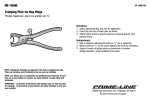 Prime-Line HR 14000 Instructions / Assembly