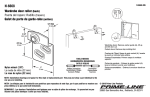 Prime-Line N 6668 Instructions / Assembly