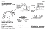 Prime-Line D 1522 Instructions / Assembly