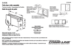 Prime-Line D 1515 Instructions / Assembly