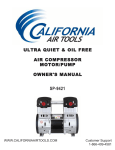 California Air Tools SP-9421 Use and Care Manual