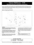 Salsbury Industries 4145E-BGE Installation Guide