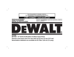 DEWALT DCF886M2 Use and Care Manual