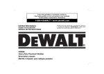 DEWALT D25980K Use and Care Manual