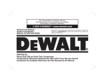 DEWALT DWFP55130 Use and Care Manual