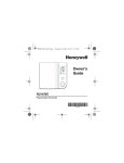 Honeywell RLV4305A Use and Care Manual