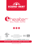 Econo-Heat 607101C Use and Care Manual