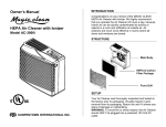 SPT AC-3000i Use and Care Manual