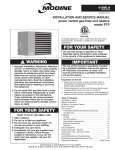 Modine PDP150LP Instructions / Assembly