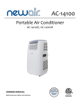 NewAir AC-14100E Use and Care Manual