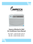 Impecca IWA15KSFP Use and Care Manual