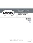 Danby DPA120HB1WDB Use and Care Manual
