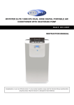 Whynter ARC-122DHP Use and Care Manual