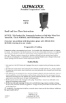 UltraCool CP70 Use and Care Manual