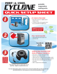 Port-A-Cool PACCYC06 Instructions / Assembly