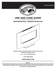 Duraflame 78004 Use and Care Manual