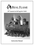 Real Flame 2610-B Installation Guide