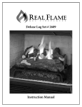 Real Flame 2609-B Installation Guide