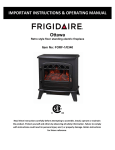 Frigidaire ORF-10340 Use and Care Manual