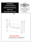 Southern Enterprises HD3485 Instructions / Assembly