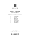 Yosemite Home Decor DF-EFP620-SS Instructions / Assembly