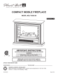 Pleasant Hearth GLF-5002-68 Use and Care Manual